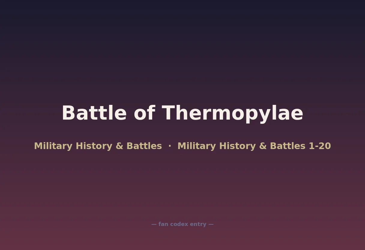 Battle of Thermopylae